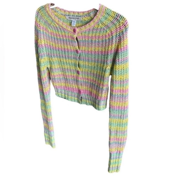 URBAN OUTFITTERS Celin Flower-Button Cardigan Size XS - Picture 5 of 10